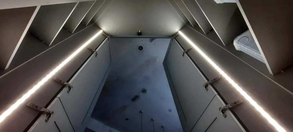 LED lighting for large kitchen larder, kitchen alterations East Devon